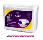 Pañales para adulto absorción nivel 10 para adulto. Alier® Pañales para Adultos.